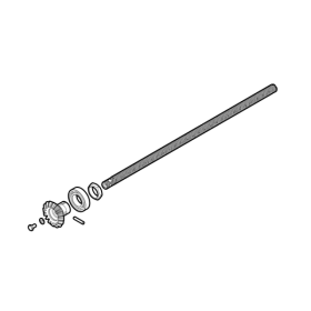 TOO3000R01 / TOO3024 - Grup C - Kit ax melcat si pinion