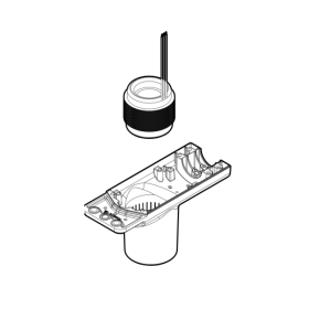 TOO3000R01 - Grup H - Kit motor electric (bobinaj) si carcasa inferioara NICE TOO3000 / TOO4500
