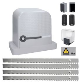 Kit automatizare poarta culisanta Nice Robus 400, pana la 400 kg, 4 metri cremaliera zincata RBS400BDKCE