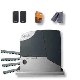 Kit automatizare poarta culisanta max.400Kg Nice ROAD400KCE MG + 4m cremaliera zincata