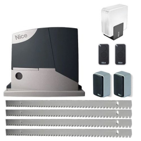 Kit automatizare poarta culisanta max. 400Kg Nice ROAD400KCE cu 4m de cremaliere zincate