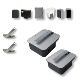 Kit automatizare ingropata porti batante 2x3m, Nice M-FAB3000KCE