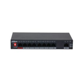 Switch PoE Dahua PFS3010-8ET-96, 8 porturi PoE, 96 W, Fast Ethernet