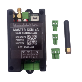 Modul GSM 4G cu SIM si sursa de alimentare inclusa – Control access telefonic pentru porti si bariere prin SMS/Apel