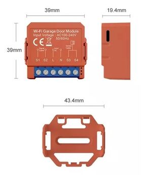 Modul WiFi cu monitorizare pentru usi de garaj si porti automate