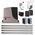 Kit automatizare hi-speed poarta culisanta 500Kg Nice ROBUS500HS cu cremaliera + releu WiFi gratuit