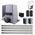 Kit automatizare poarta culisanta, 1000 kg, Nice Robus 1000, RB1000P, 4m creamaliere zincate