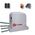 Kit automatizare poarta culisanta Nice Robus 600 Hi-Speed, pana la 600 kg, 4 metri cremaliera zincata RBS600HSBDKCE MG