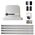 Kit automatizare poarta culisanta max. 800 kg, 4 metri cremaliera zincata, NICE Robus 800, RBS800