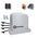 Kit automatizare poarta culisanta Nice Robus 600, pana la 600 kg, 4 metri cremaliera teflonata, RBS600BDKCE MG