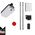 Kit automatizare usa de garaj Nice Spykit 650 Hi-Speed, sina 2 x 1.6 m