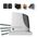Kit automatizare poarta culisanta, 2500kg, Nice RUN2500I MG, cu 4m cremaliere