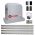 Kit automatizare poarta culisanta Nice Robus 600 Hi-Speed, pana la 600 kg, 4 metri cremaliera zincata RBS600HSBDKCE